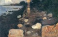 Mondschein am Ufer 1892 Edvard Munch